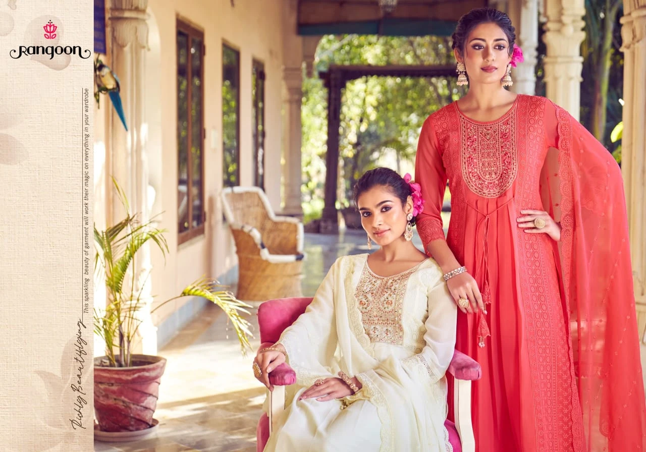 Rangoon Maitree Vol-03 Sifli Georgette Wholesale Readymade Salwar Suit Catalog — Wholesale Readymade Suit, Rangoon wholesale from Surat — view 3